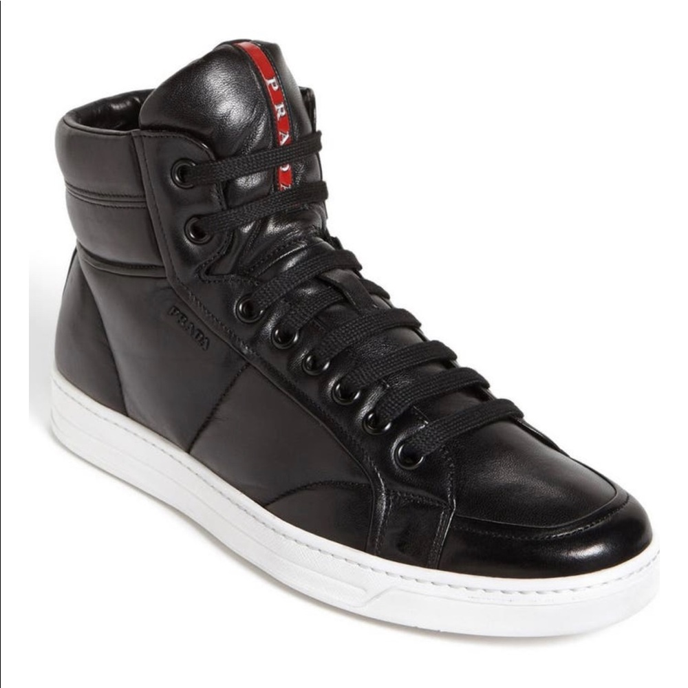 Men’s Prada Avenue High Top Sneakers